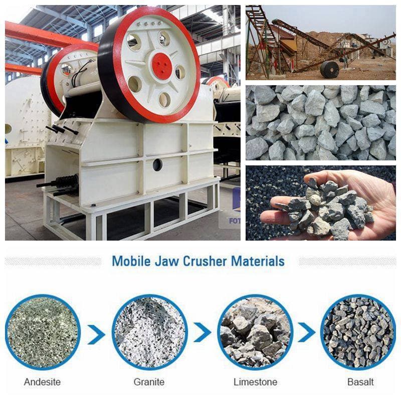 Energy Saving Diesel Engine Jaw Crusher For Sale